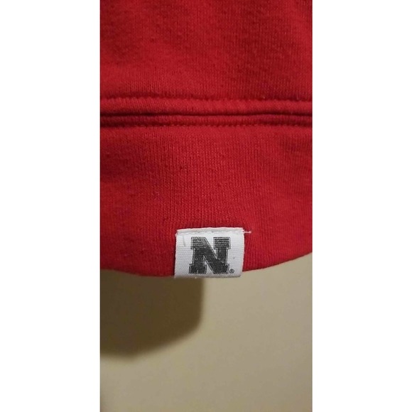 Victoria's Secret Pink Sequin Nebraska Cornhuskers Women's Long Sleeve Shirt - Picture 4 of 5